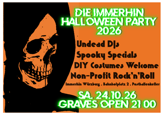Die IMMERHIN HALLOWEEN Party 2026